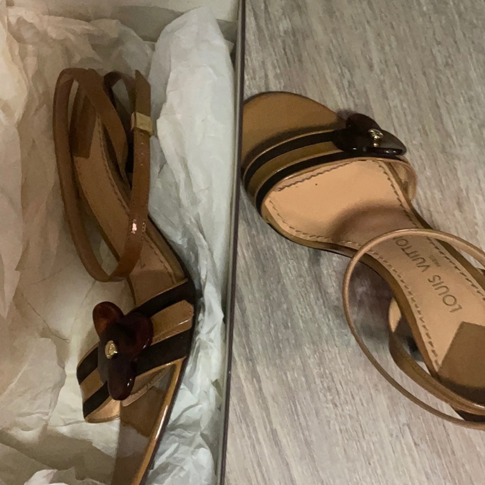 Authentic Louie Vuitton sandals